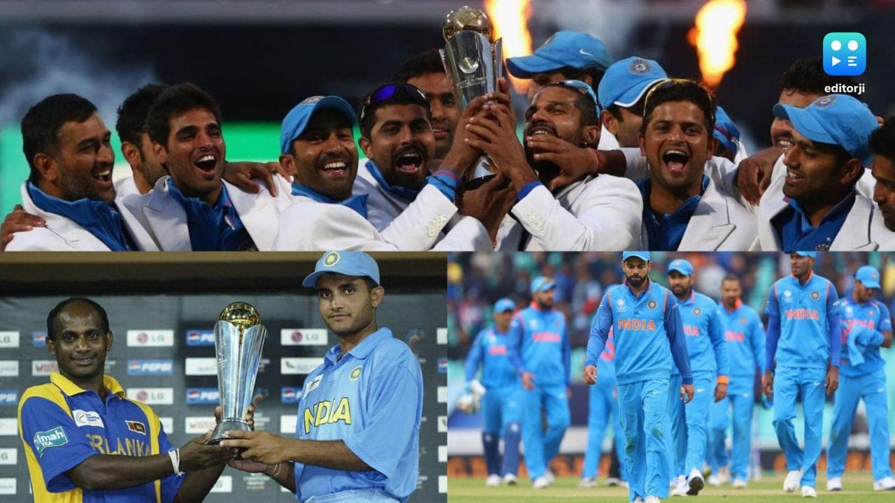 India in ICC Champions Trophy: A look back at their performances over the years
