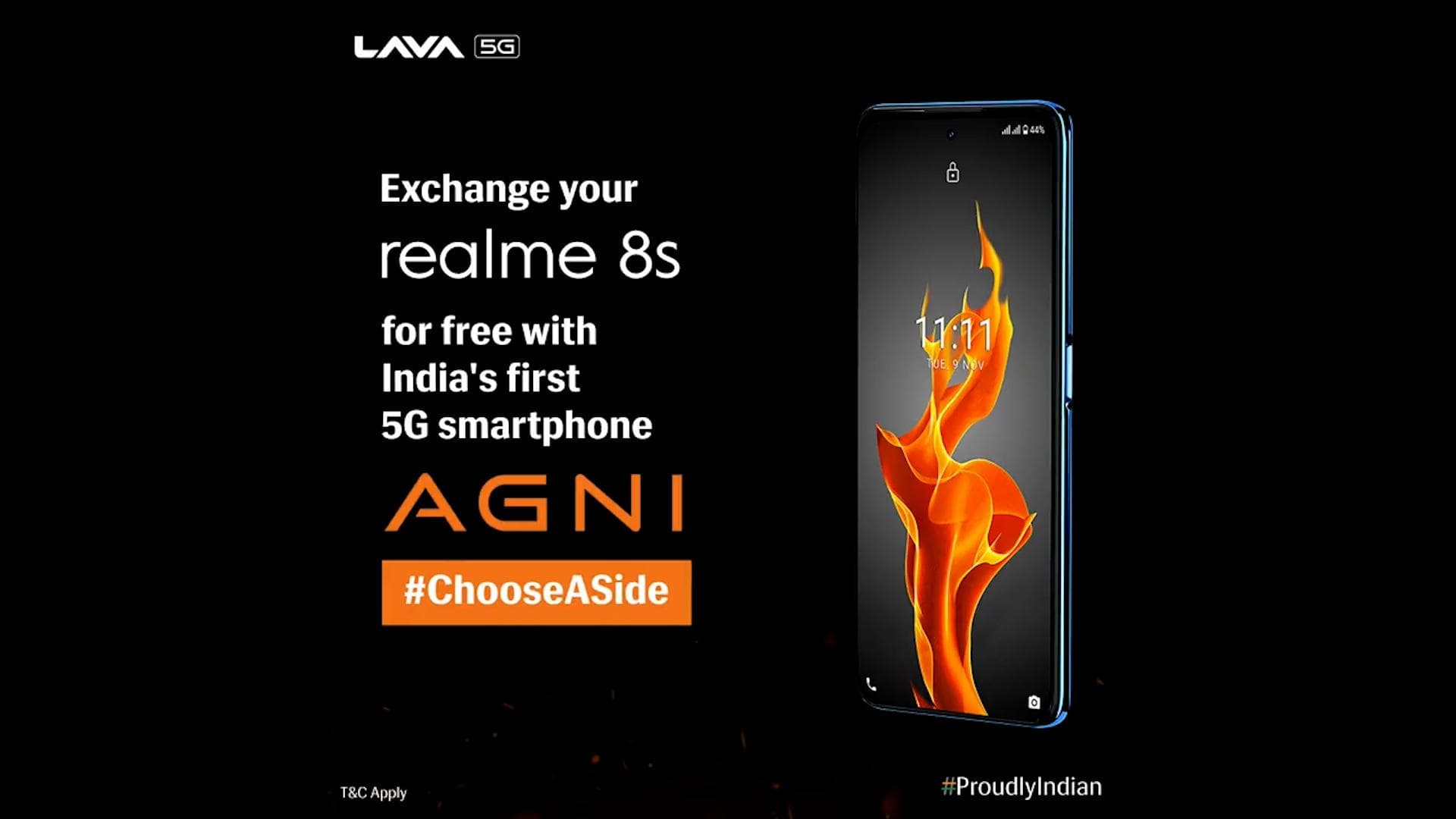 Lava Agni 5G offered free against Realme 8s 5G returns in new campaign