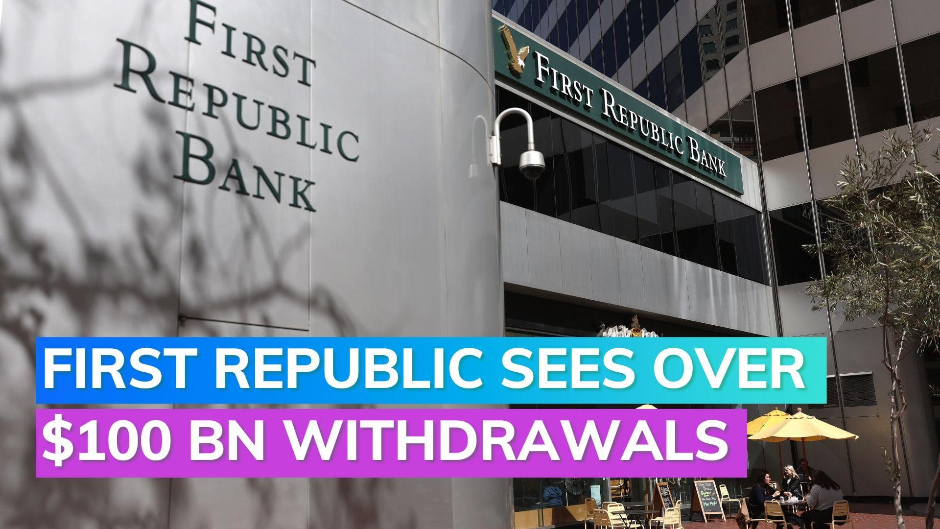 First Republic Bank shares dive on 40% drop in deposits