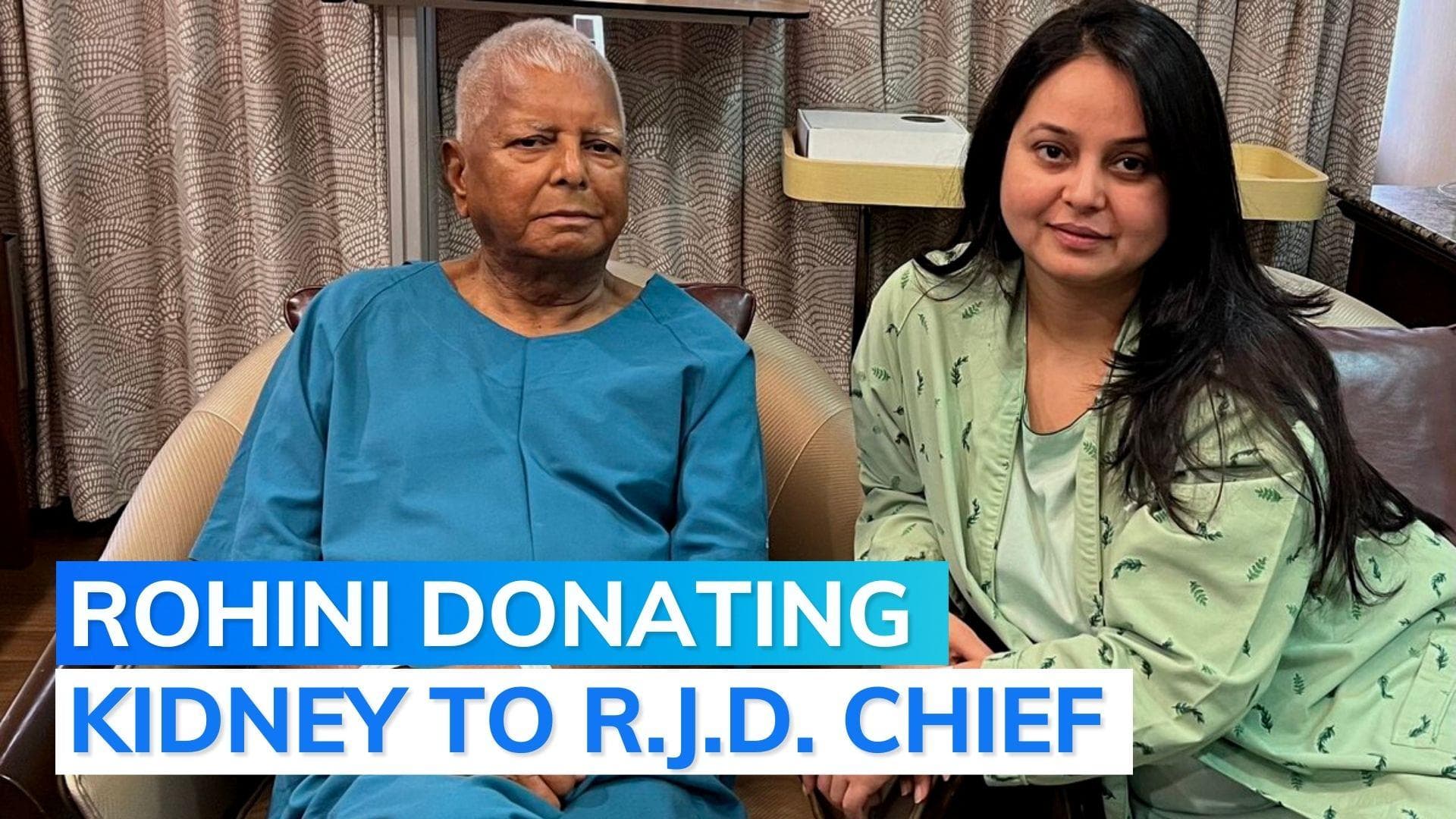 Lalu Yadav's daughter shares hospital photos ahead of kidney donation to father