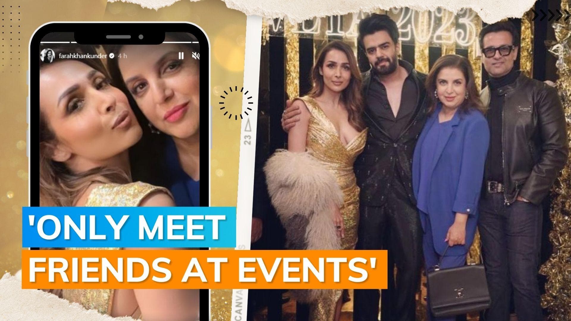 Farah Khan poses with 'eternal hottie' Malaika Arora in Delhi, says 'time well spent’ 