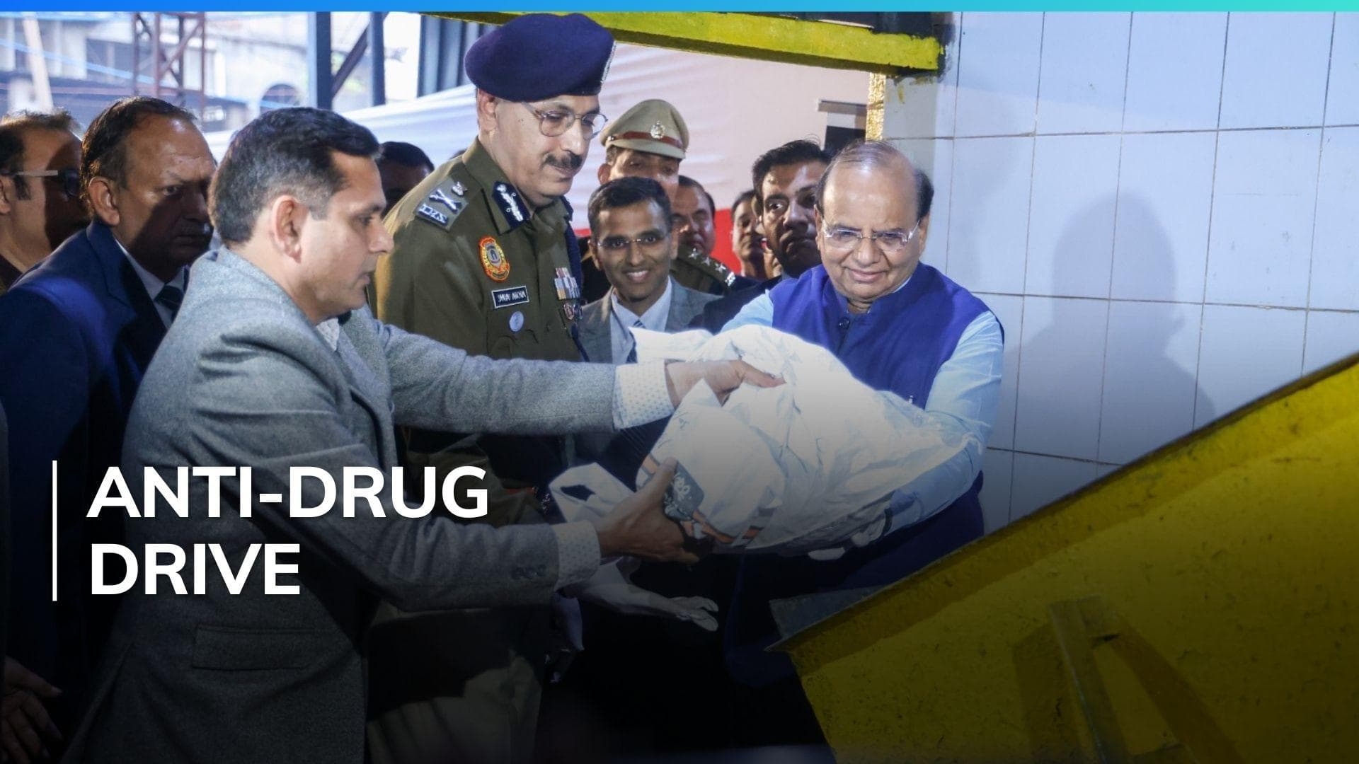 Delhi Police destroy drugs worth ₹1,600 cr under 'Nasha Mukt Bharat Abhiyan' 