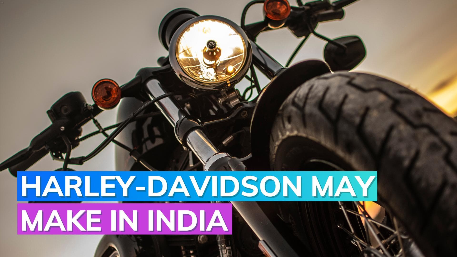Harley-Davidson eyes production in India for global supply: Report