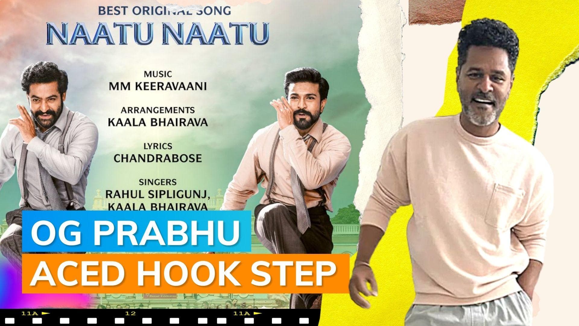 Prabhu Deva and his dance crew perform the hook step of 'Naatu Naatu' to applaud 'RRR's Oscar win: Watch