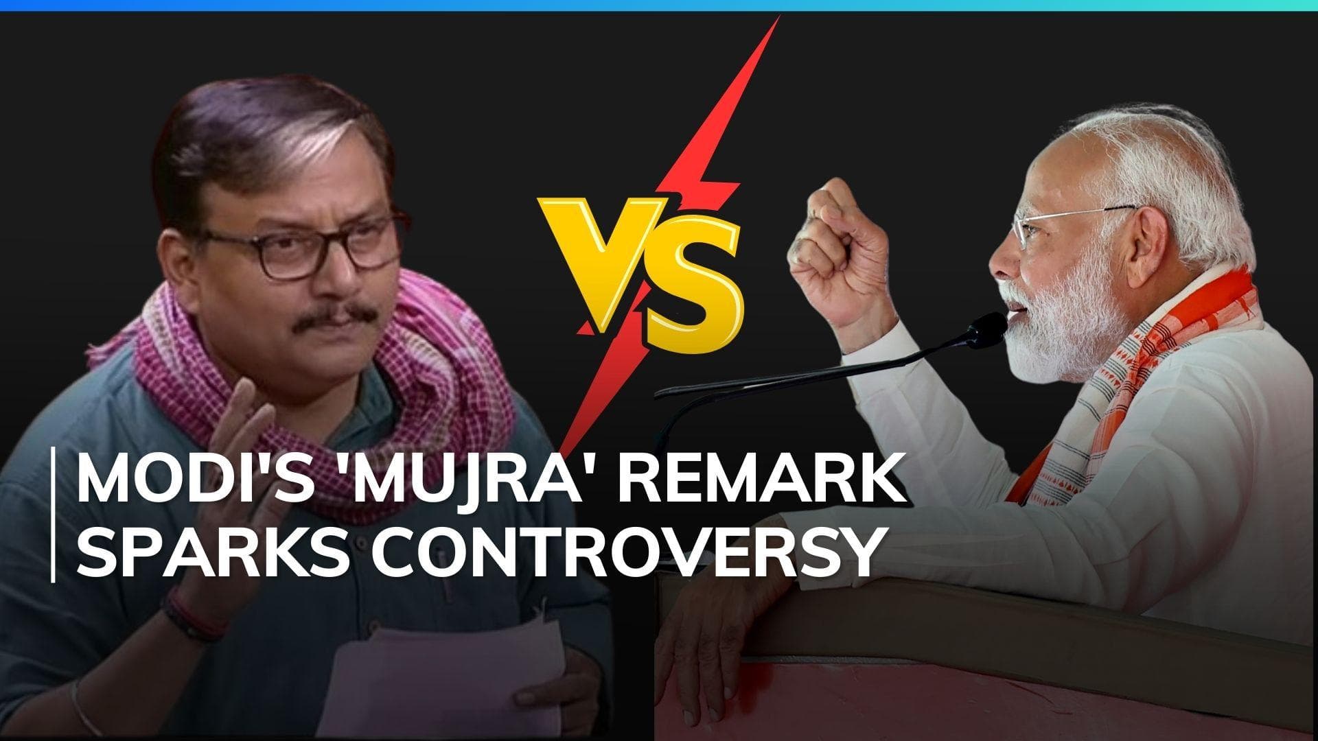 'Machhli', mutton, 'mangalsutra' & now 'mujra': Manoj Jha attacks Modi