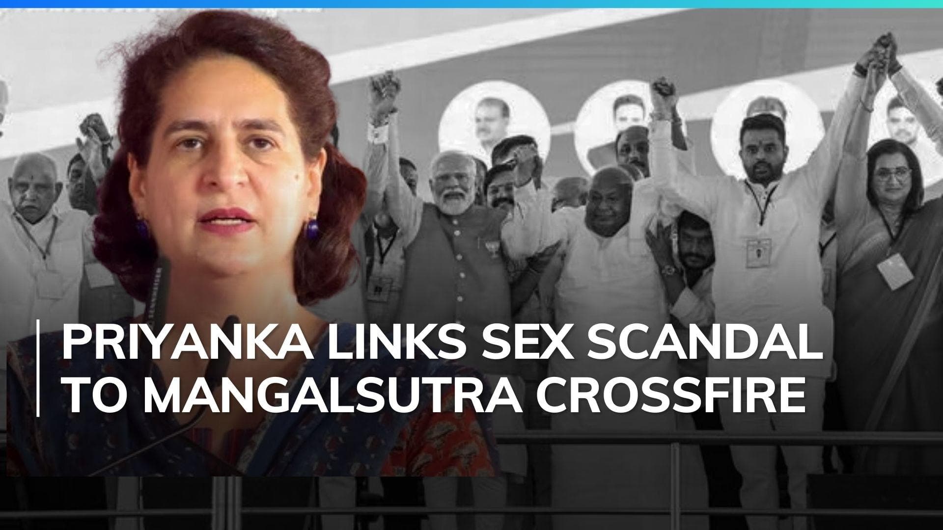 Priyanka Gandhi targets Modi, Shah over 'sex scandal' accused MP leaving country