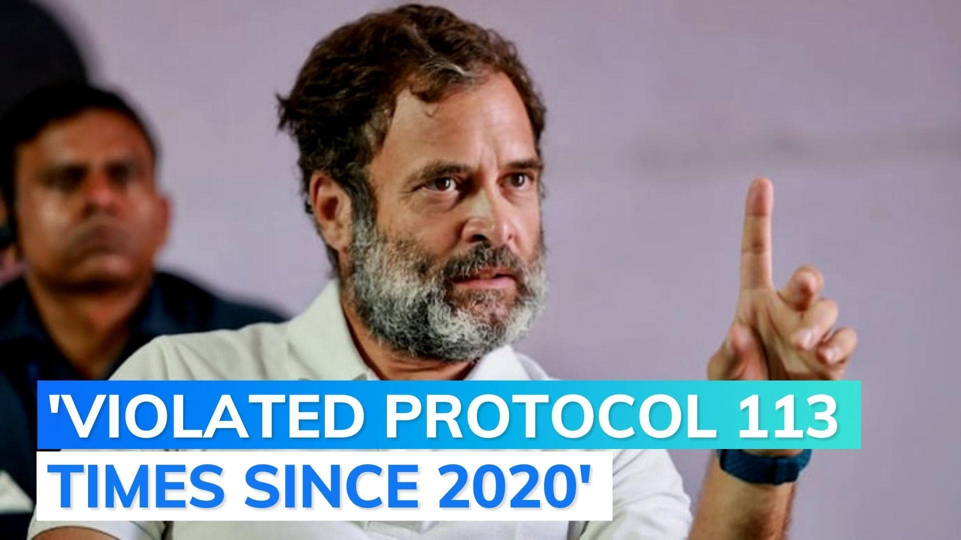 Rahul Gandhi's safety: govt officials respond to Congress' security breach charge