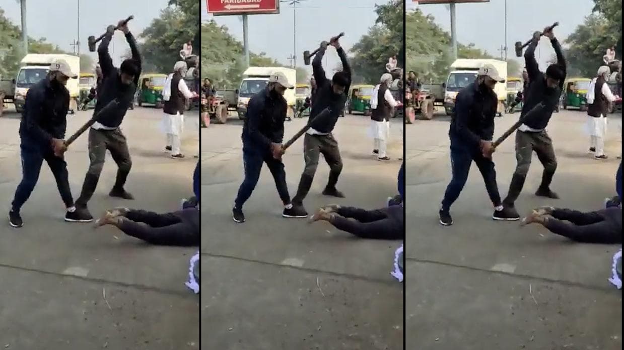 Haryana News: फरीदाबाद से आई दिल दहला देने वाली तस्वीर, हथौड़े से आदमी को बेदर्दी से मारा 