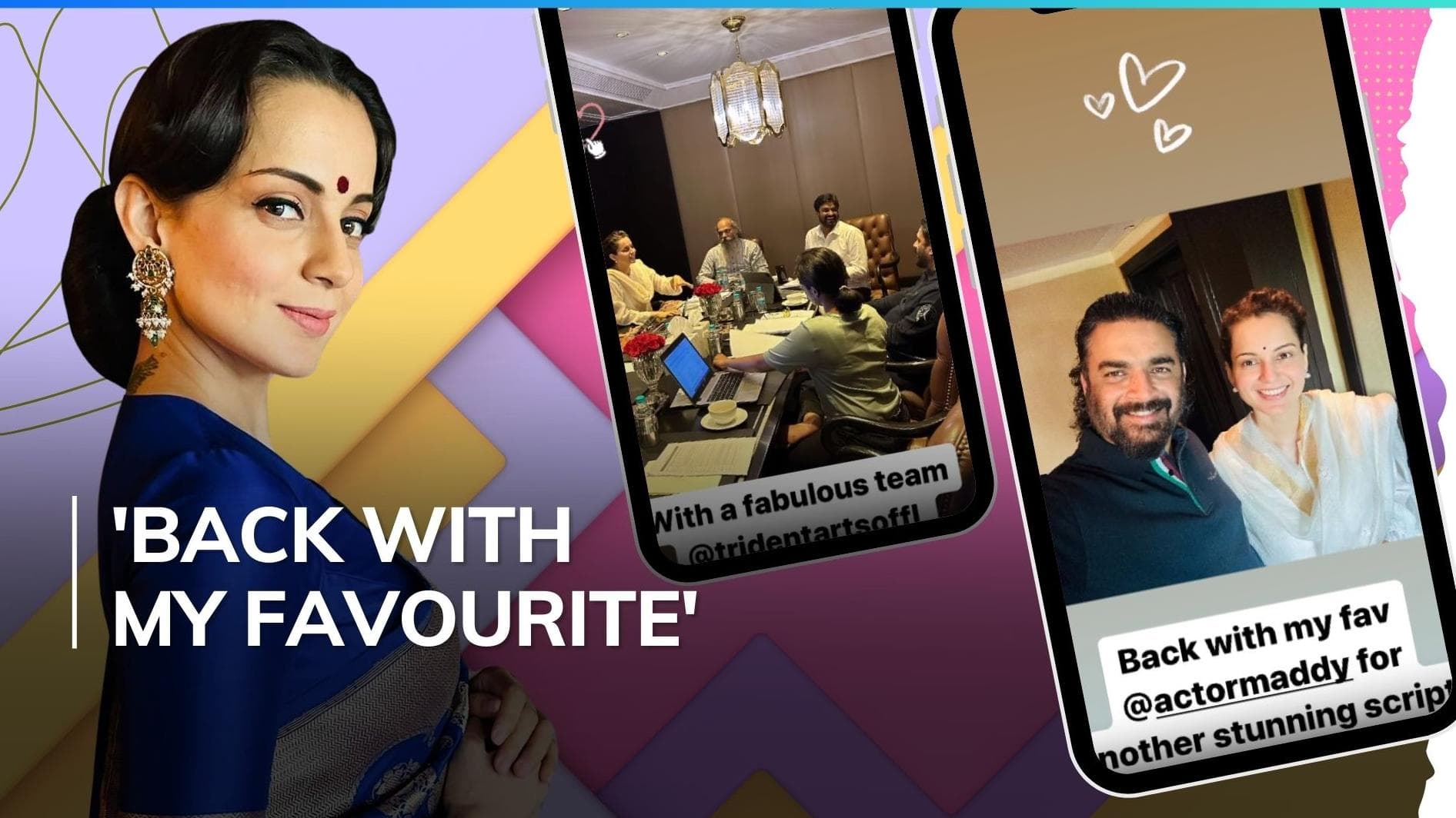 Kangana Ranaut reunites with R Madhavan, posts selfie with ‘Tanu Weds Manu’ co-star  