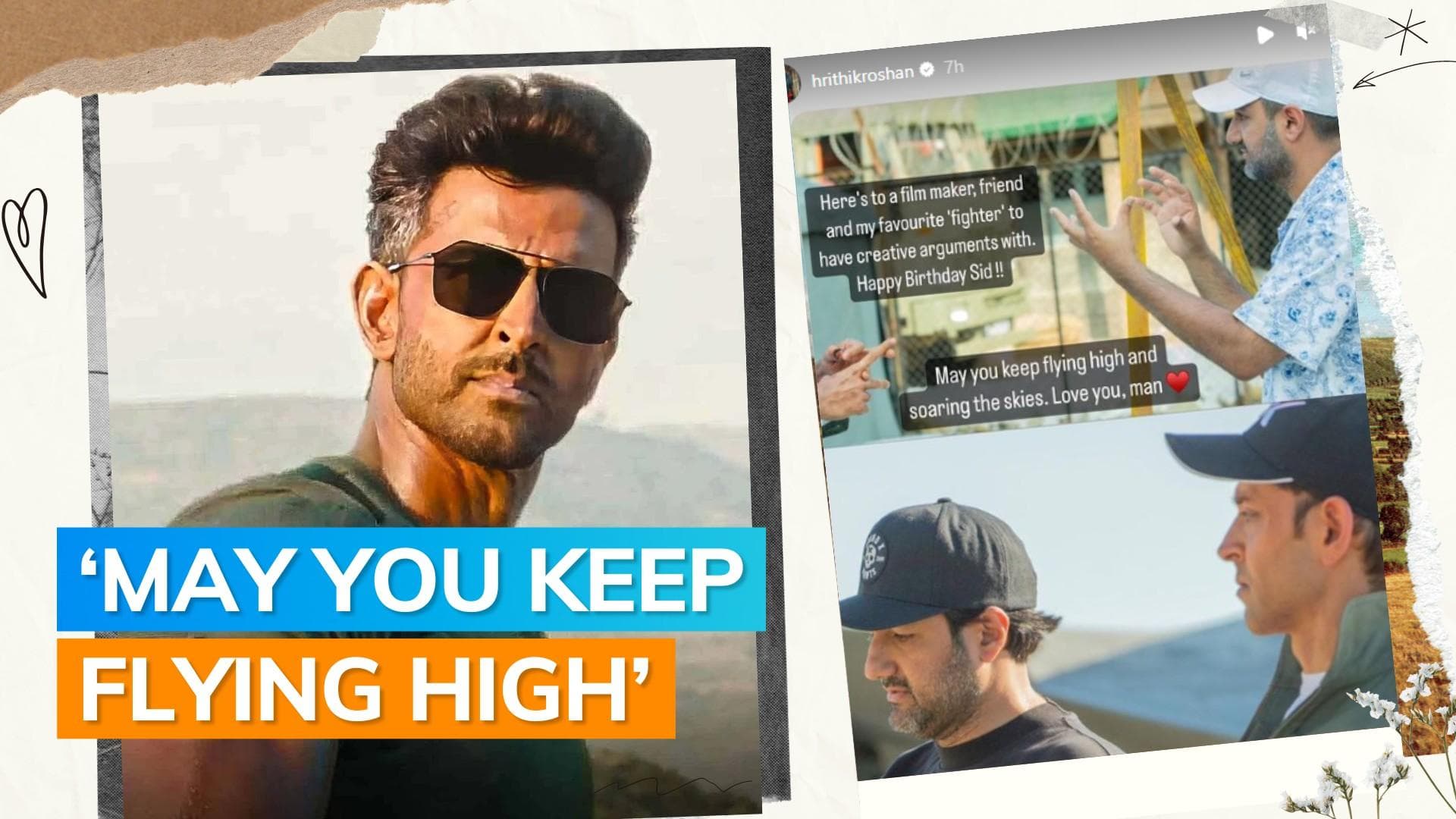 Hrithik Roshan wishes Fighter director Siddharth Anand on his birthday; talks about ‘creative arguments'