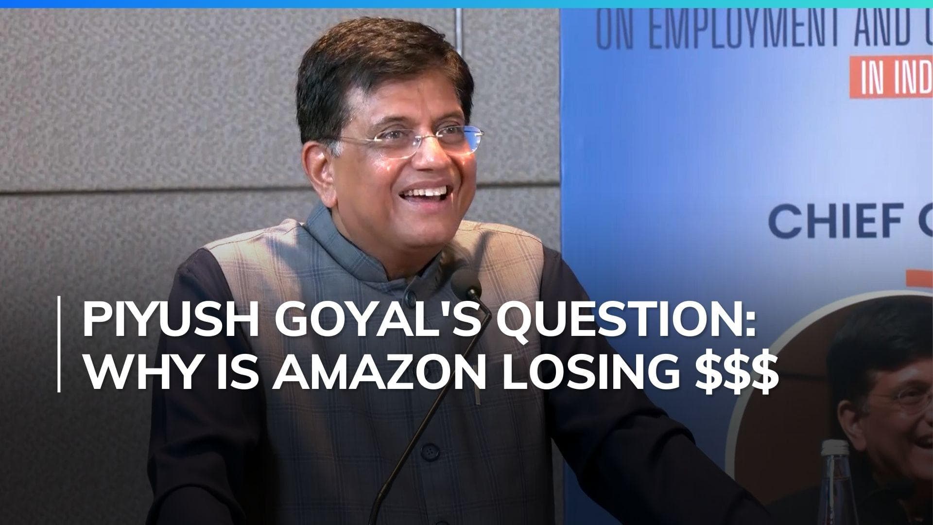 Commerce Minister Piyush Goyal Questions Amazon India's Business Practices