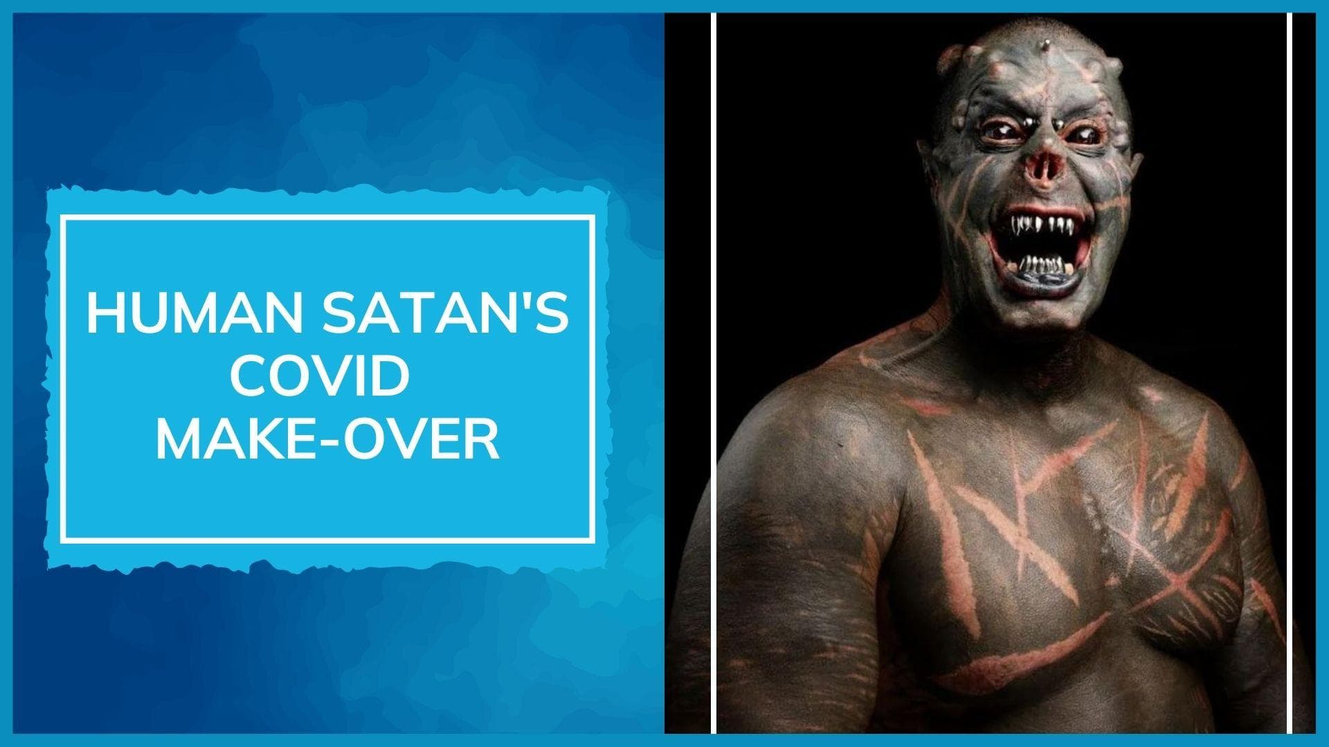 Man has ears cut off to celebrate 'no mask' permission in Brazil: see 'Human Satan's latest pics | Covid