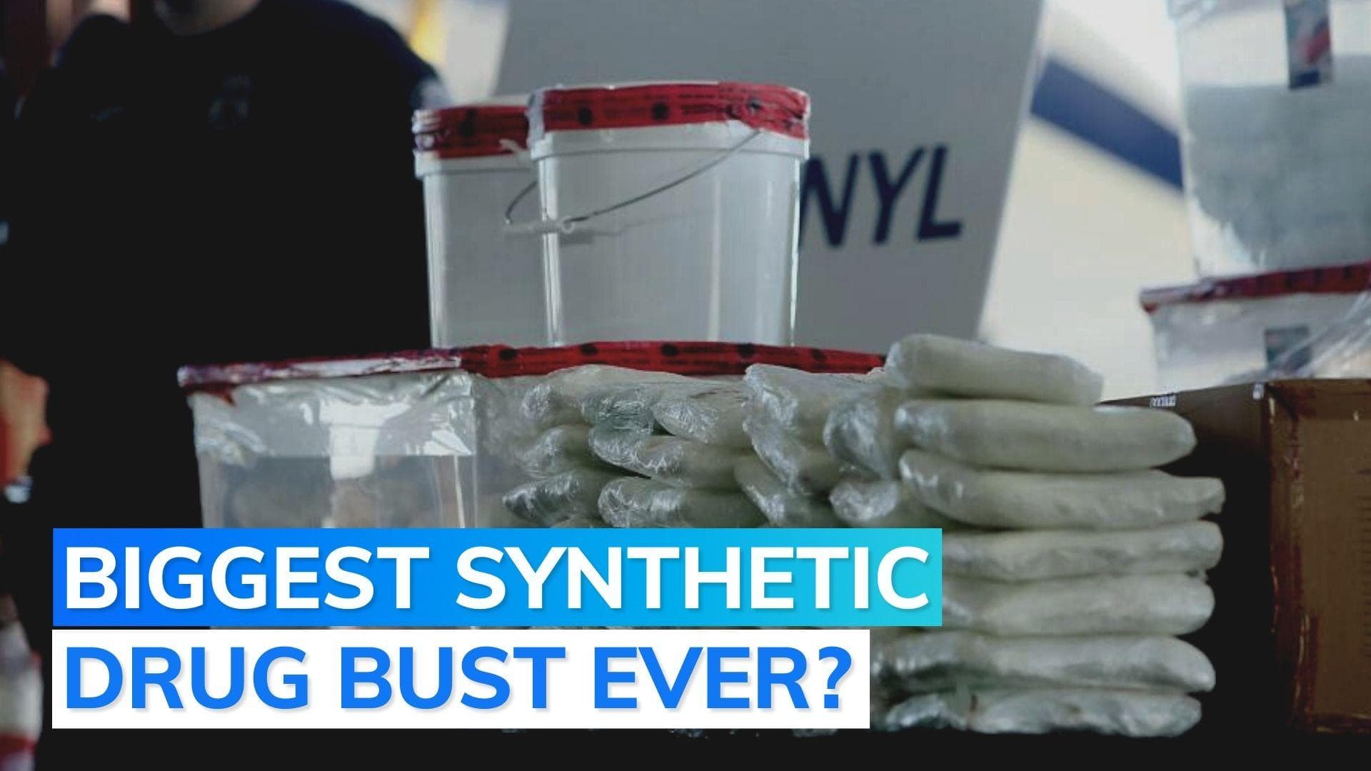 Mexico claims largest synthetic drug lab bust to date: these many fentanyl pills found
