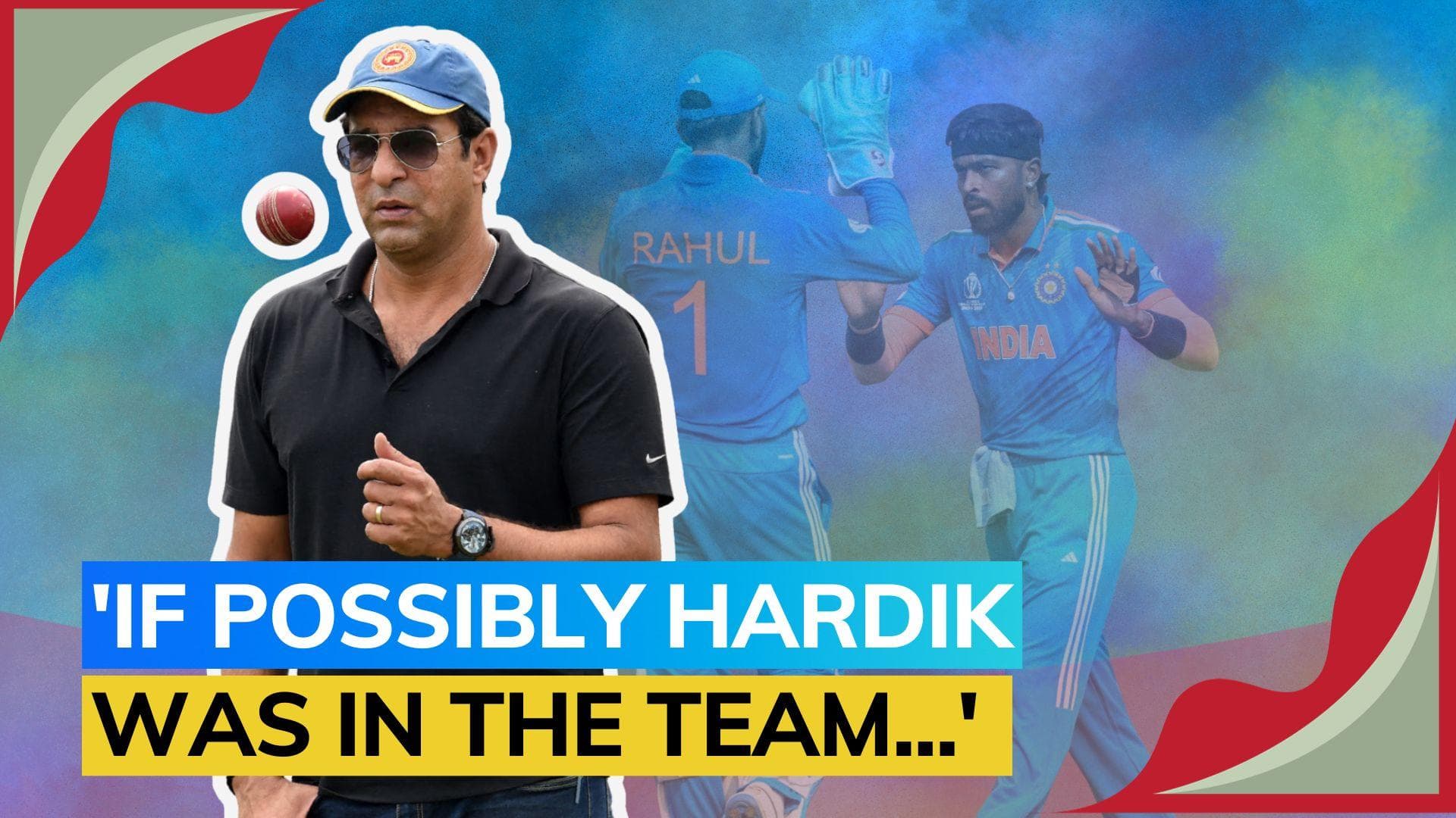 Wasim Akram comes out in defence of KL Rahul's 107-ball-66 in Cricket World Cup final