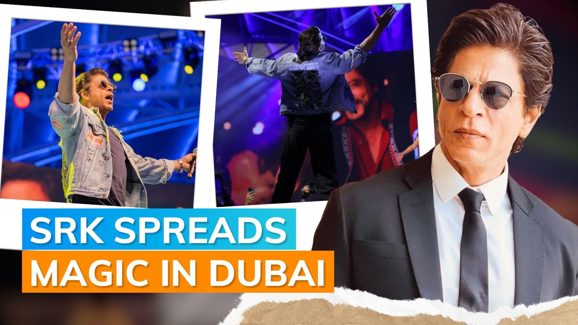 ‘Dunki’: Shah Rukh Khan dances to ‘Lutt Putt Gaya’, ‘O Maahi’; recreates his open arms pose in Dubai 
