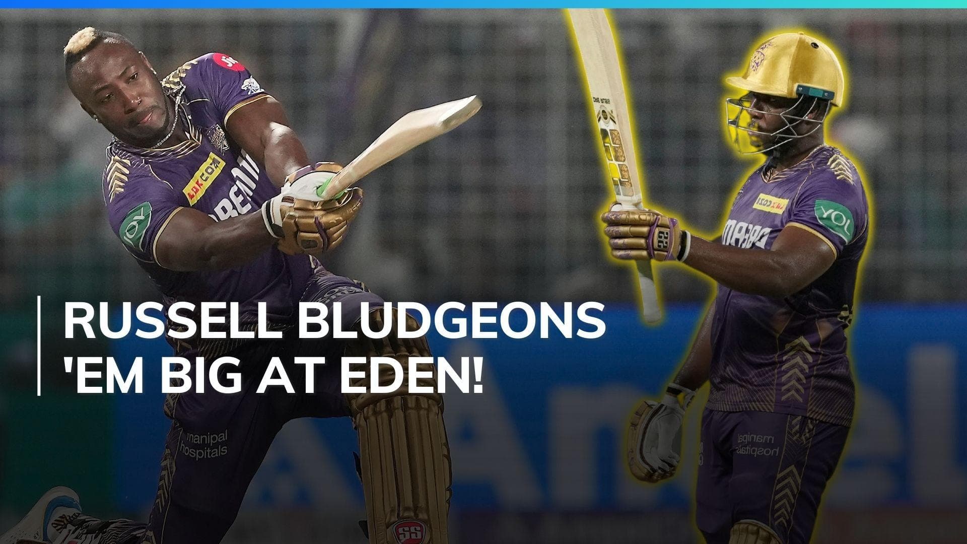 IPL 2024: Andre Russell pummels SRH bowlers; brutal six-hitting show propels KKR past 200