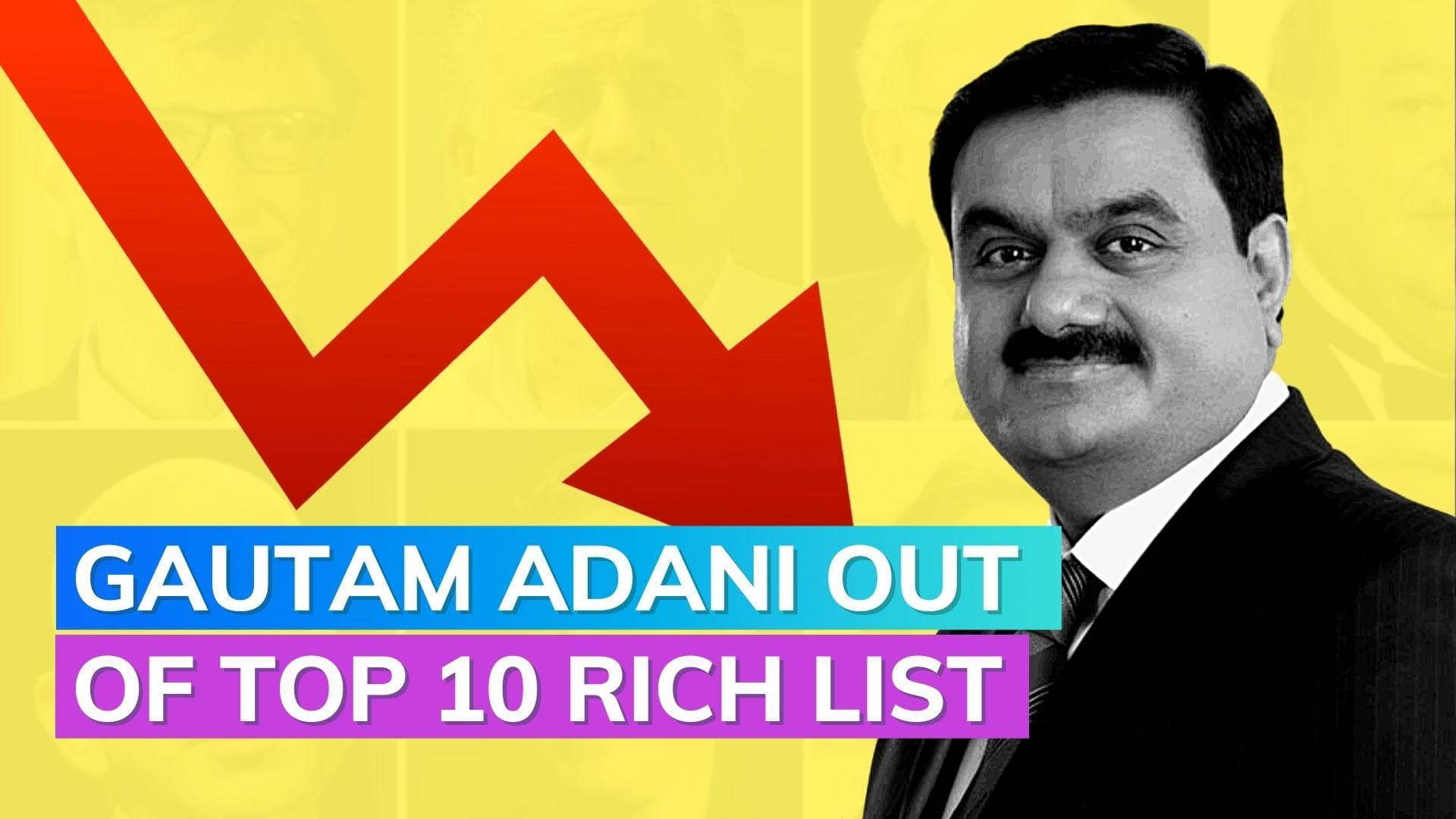 Hindenburg Effect: Adani out of top 10 rich list; stocks' circuit limits lowered
