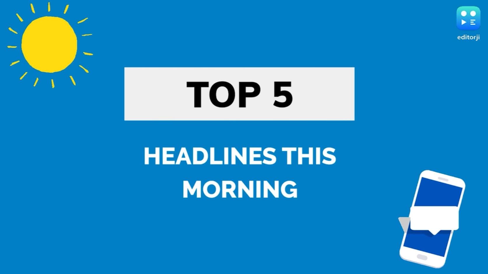 March 31: EJ's Top 5 Headlines this morning