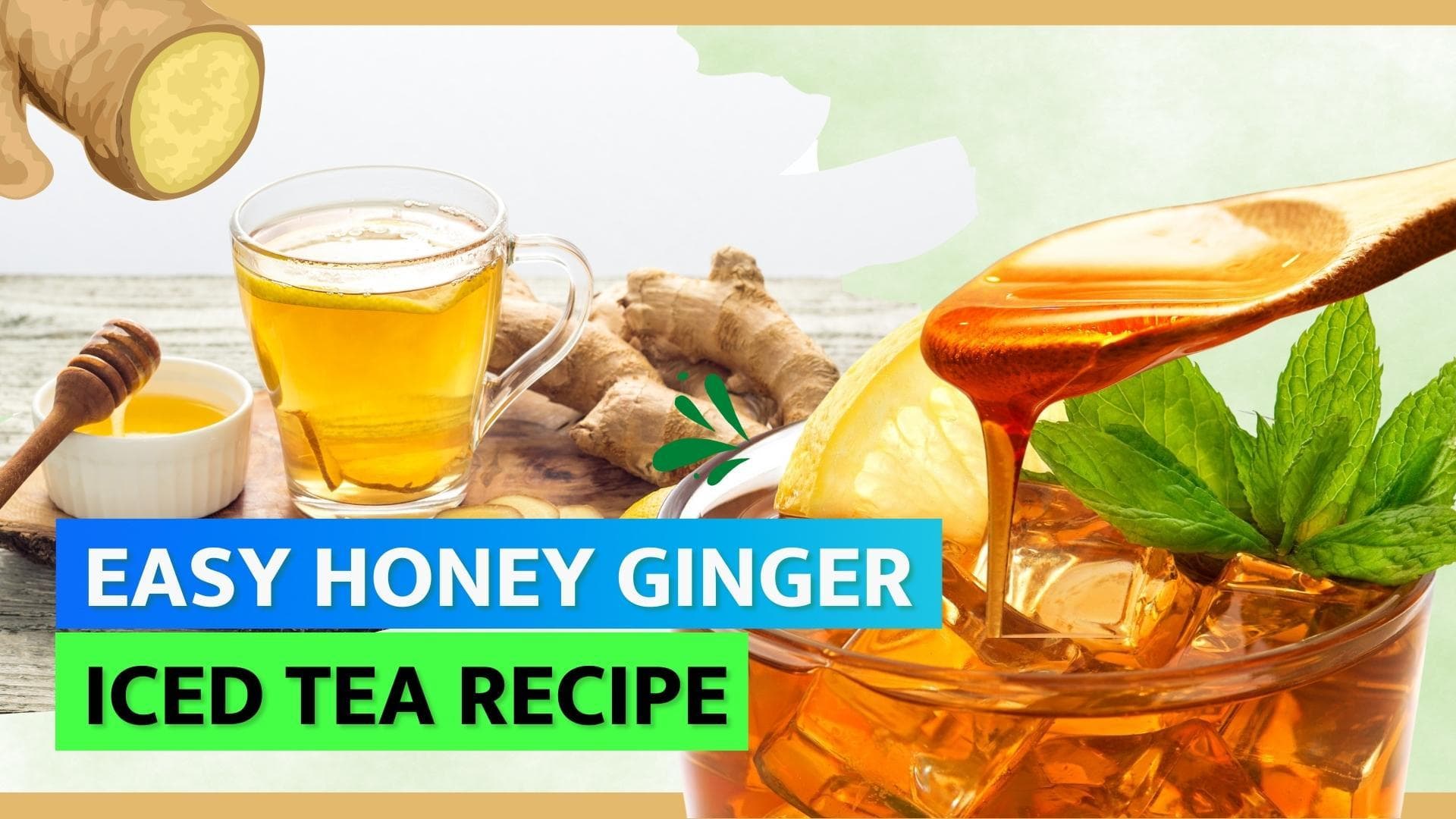 This summer ditch unhealthy sugary drinks; try refreshing and healthy 'honey ginger iced tea'