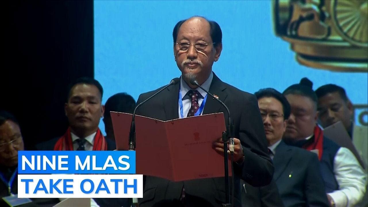 Neiphiu Rio sworn in as Nagaland CM for fifth time, PM Modi attends 