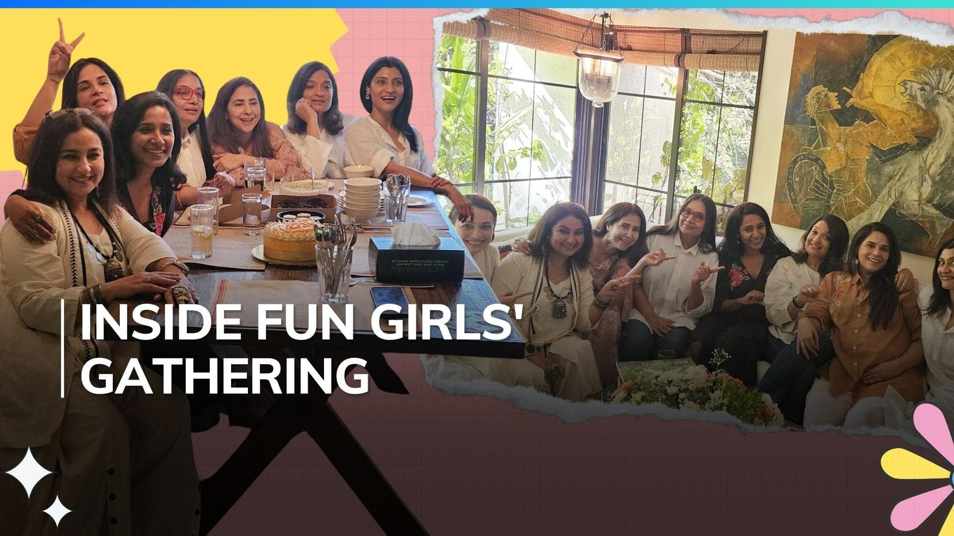 Richa Chadha, Konkona Sen Sharma, Shabana Azmi, Dia Mirza and others enjoy a wonderful gathering