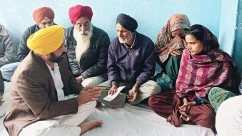 CM Mann grants Rs 1 crore aid to family of fallen Agniveer jawan Ajay Kumar