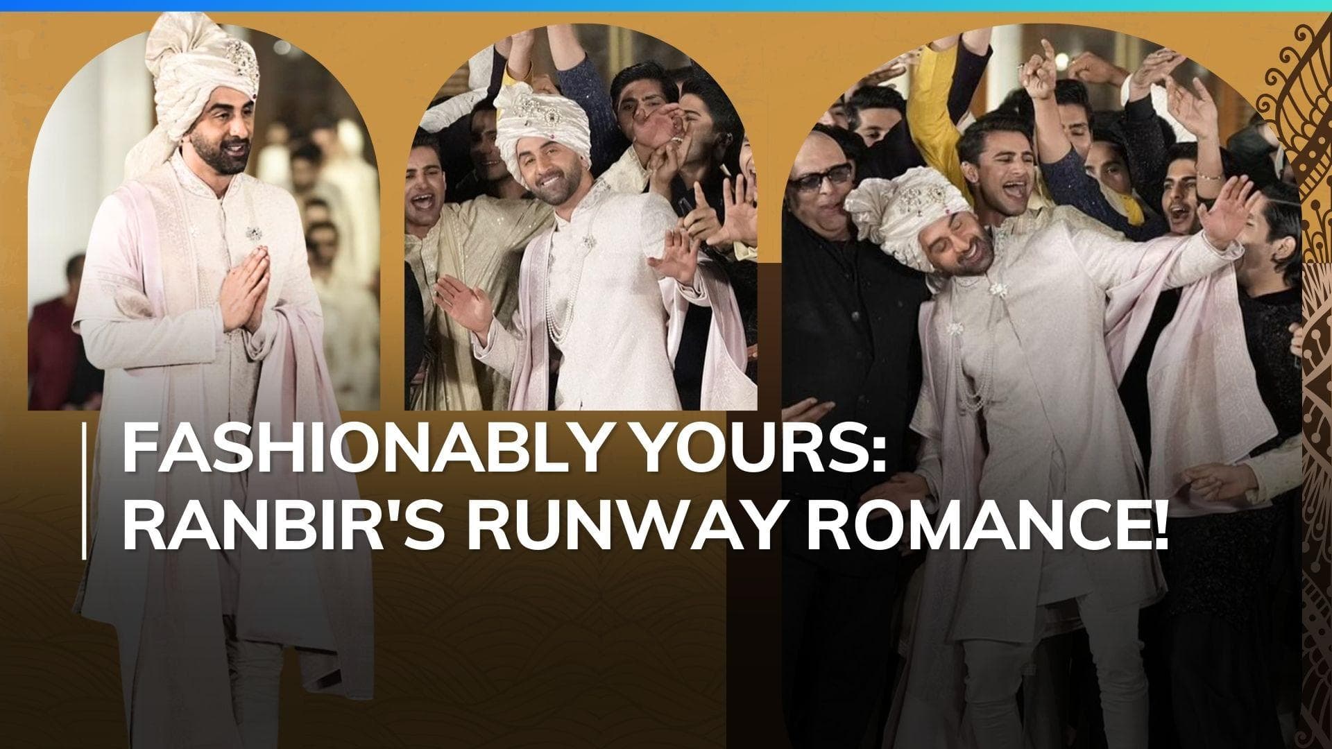 Ranbir Kapoor rocks the stage as a groom at Delhi fashion show, leaves fans swooning | Watch 