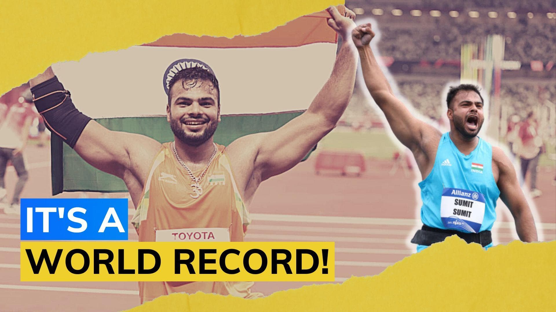 Watch! Sumit Antil wins record gold in javelin throw at Para Athletics World Championships