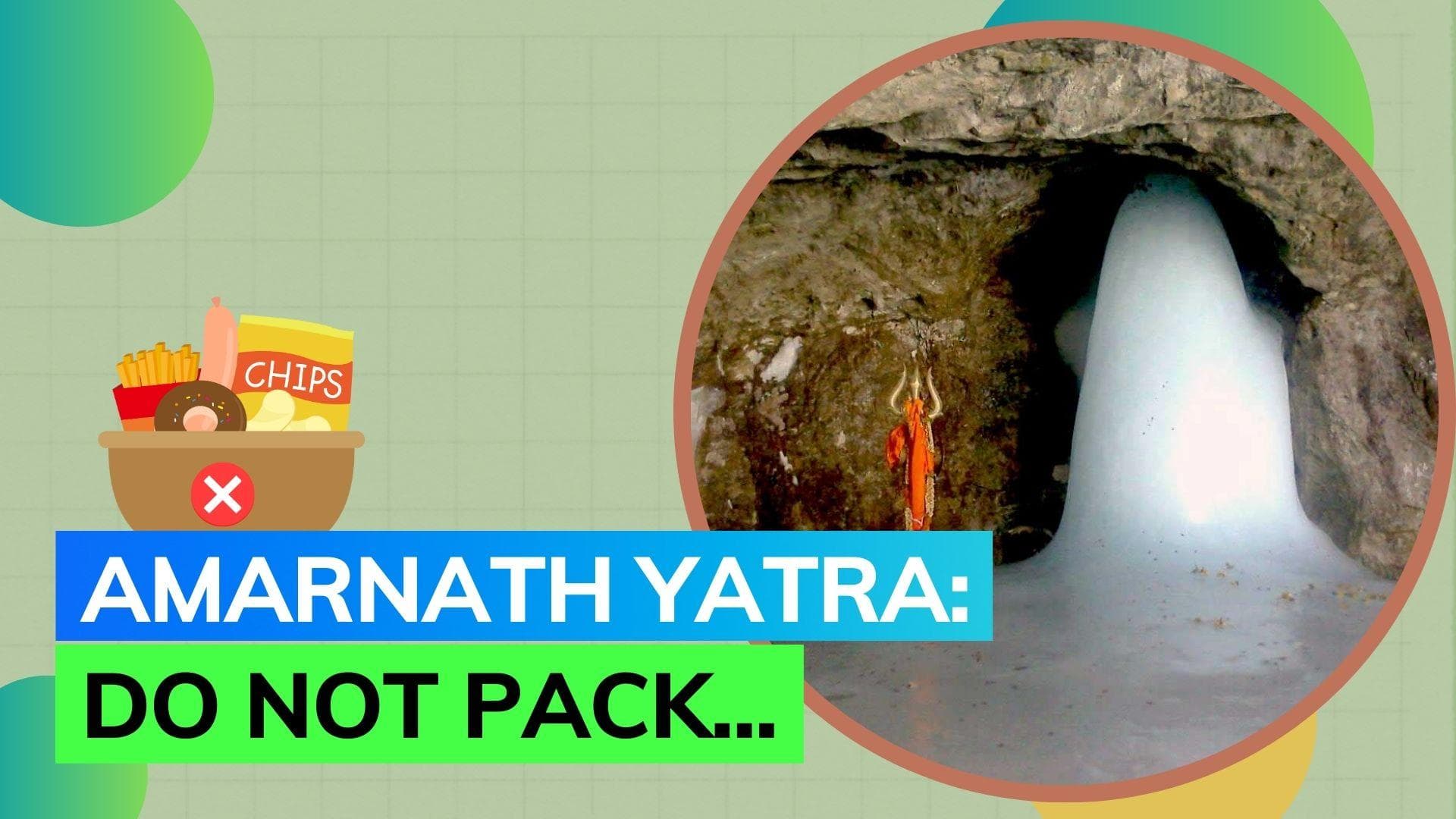 Shri Amarnath ji Yatra: Check out the list of permitted/non-permitted food items 