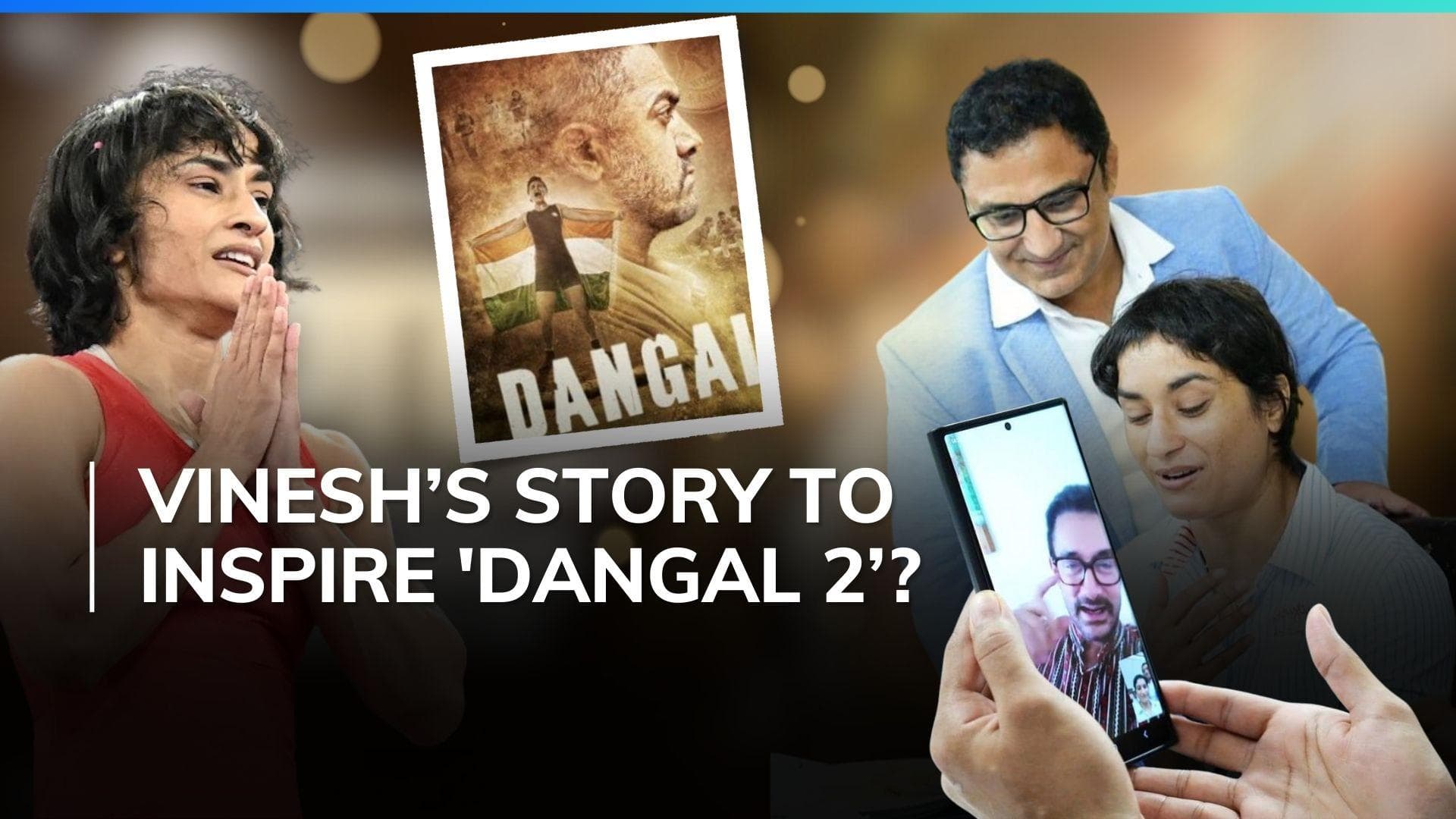 Aamir Khan video calls Vinesh Phogat after Paris Olympics; fans speculate 'Dangal 2' 