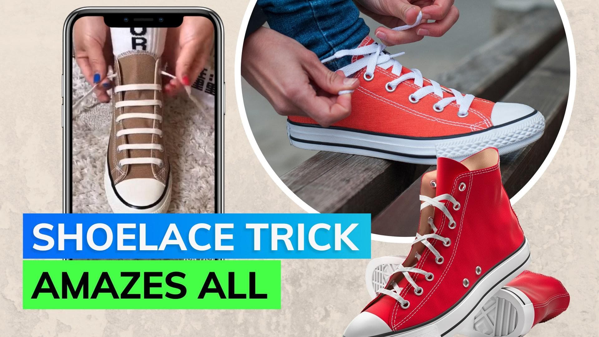 Viral video shows how to tie shoe laces the easiest way 