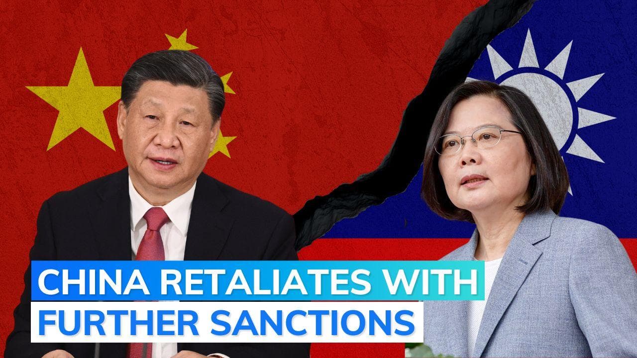China sanctions organisations, Taiwan official in US over President Tsai's America trip