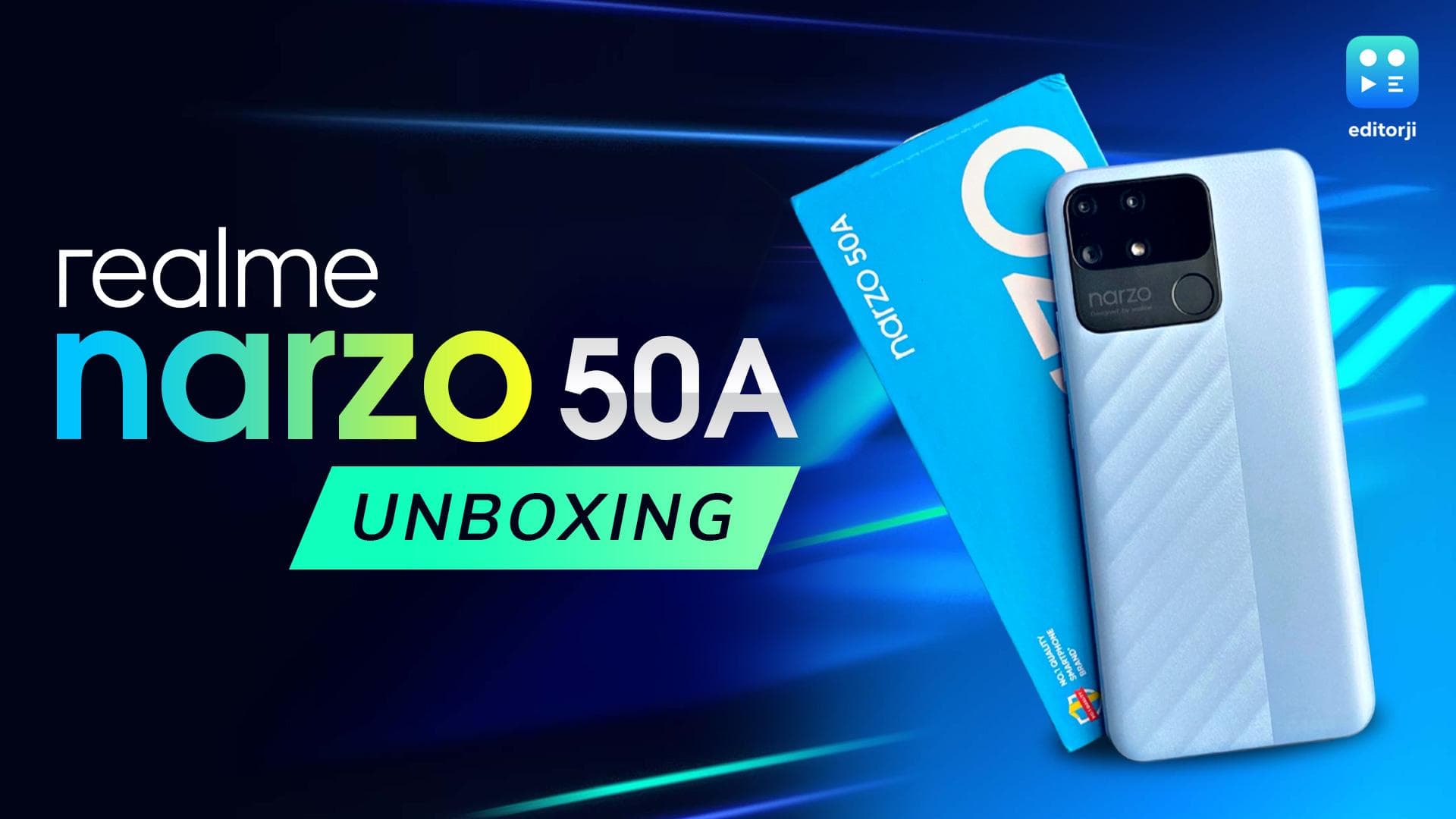 Realme Narzo 50A unboxing and first impressions: Helio G85 on a budget!