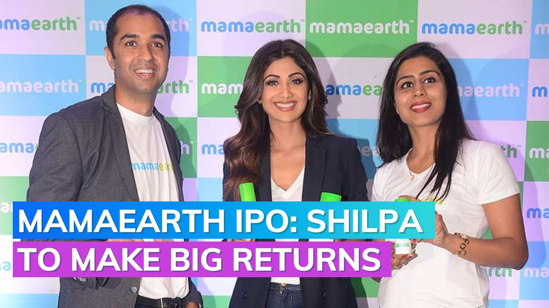 Mamaearth IPO: Shilpa Shetty is poised to make ₹15.65 crore 