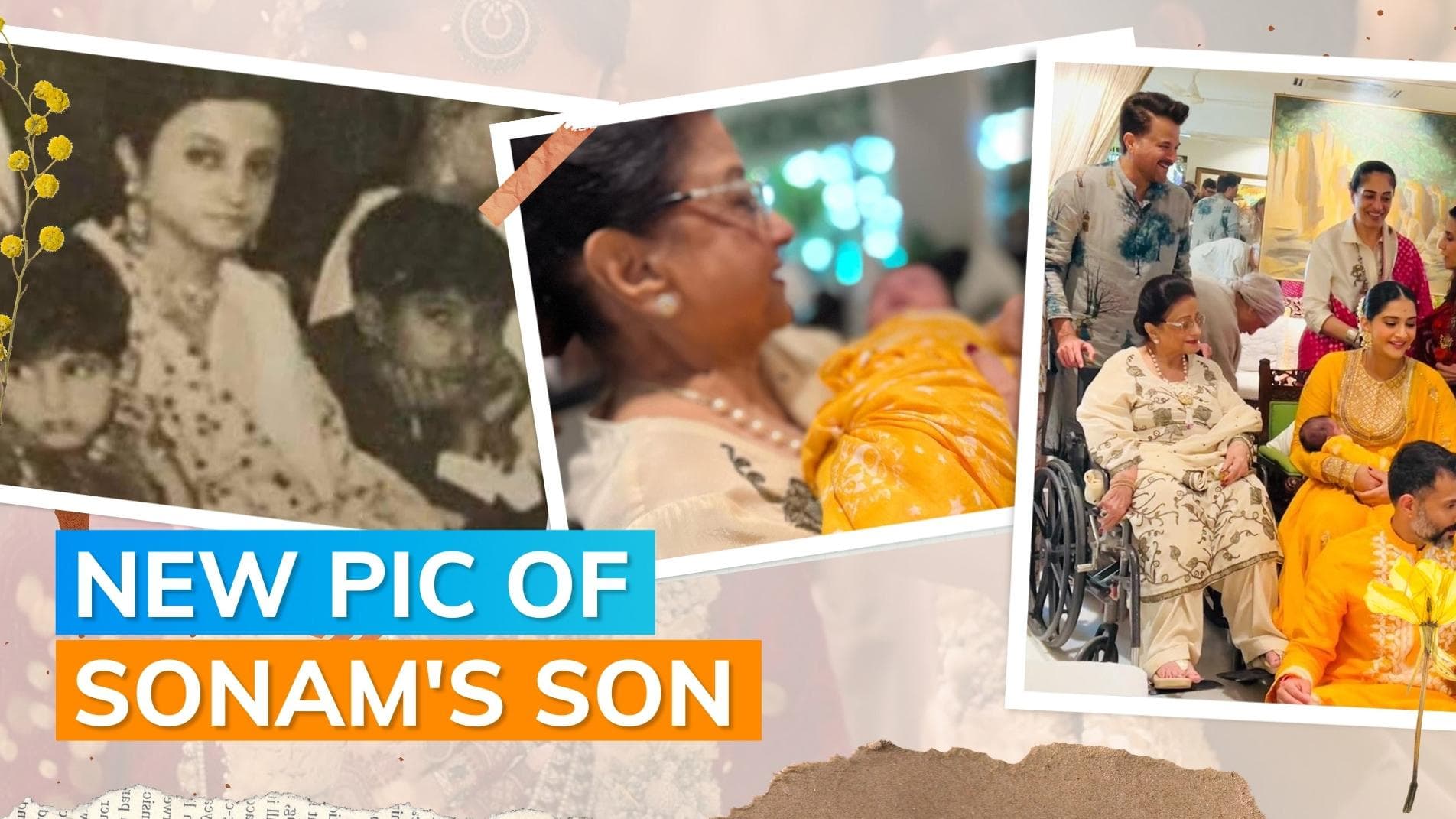 Sonam Kapoor shares another picture of son Vayu on her grandmother Nirmal Kapoor's 88th birthday