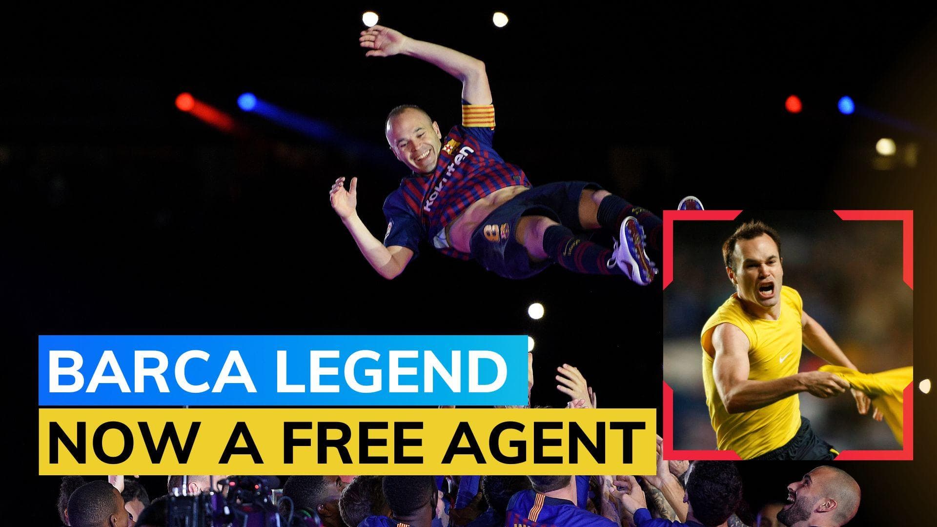 Barcelona legend Andres Iniesta leaves Japanese club Vissel Kobe, keeps mum about his next move