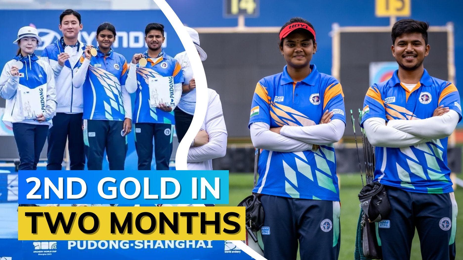 Archery World Cup: Jyothi Vennam & Ojas Deotale win mixed compound gold