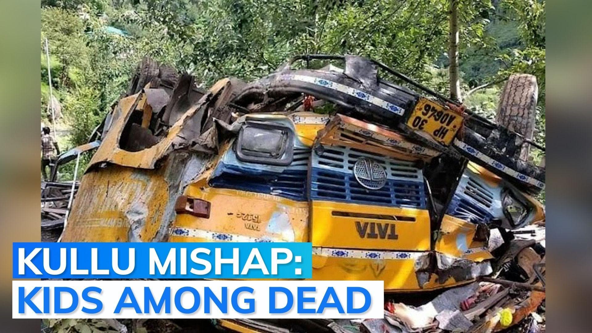 School children among 16 dead as bus falls into gorge in Himachal's Kullu