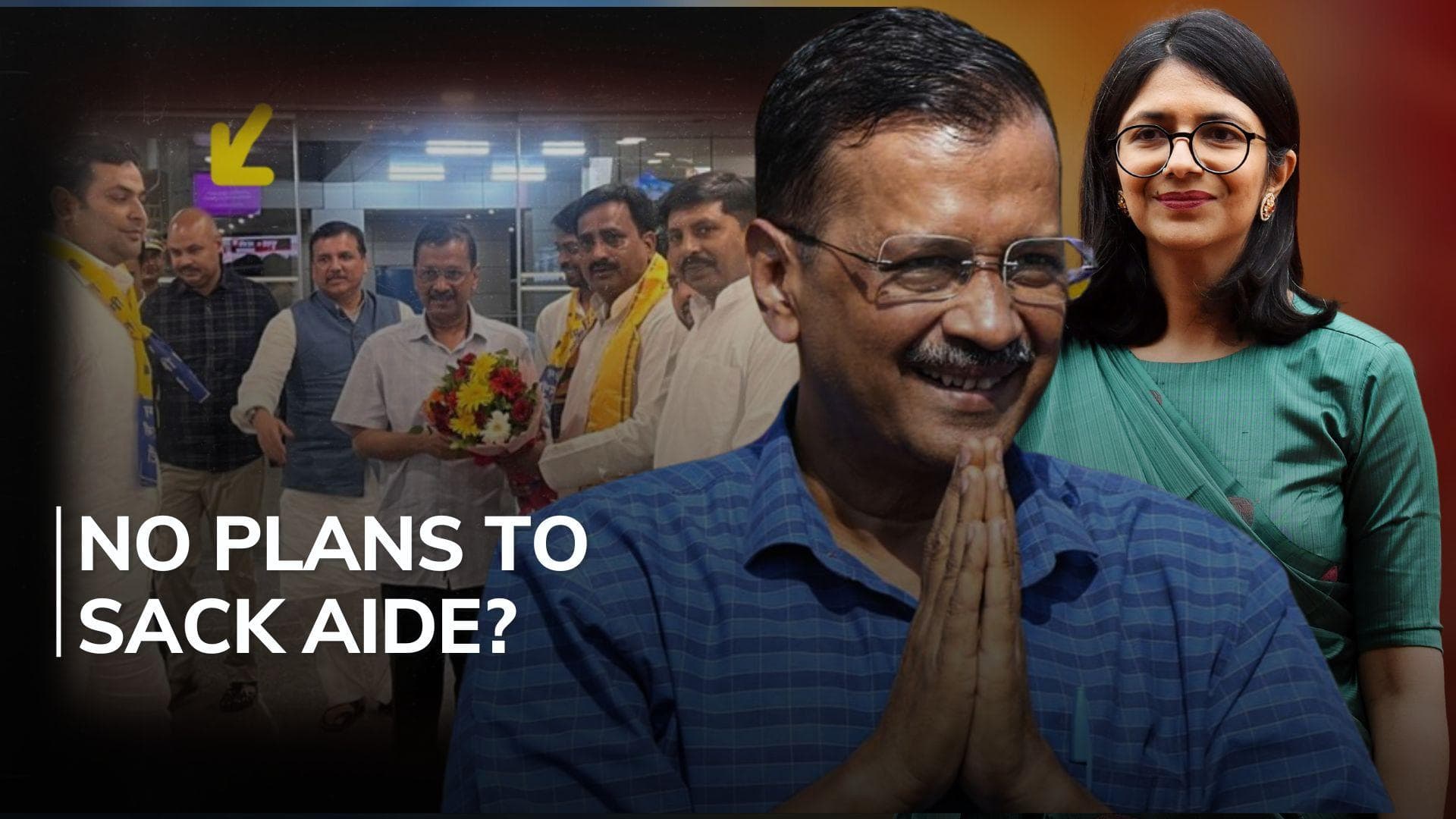 Swati Maliwal's 'assaulter' spotted in Lucknow alongside Delhi CM Arvind Kejriwal 