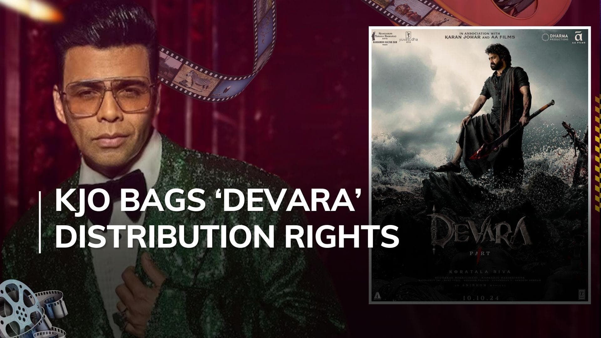 Karan Johar joins hands with Jr NTR, comes on board ‘Devara’ for north theatrical distribution rights 