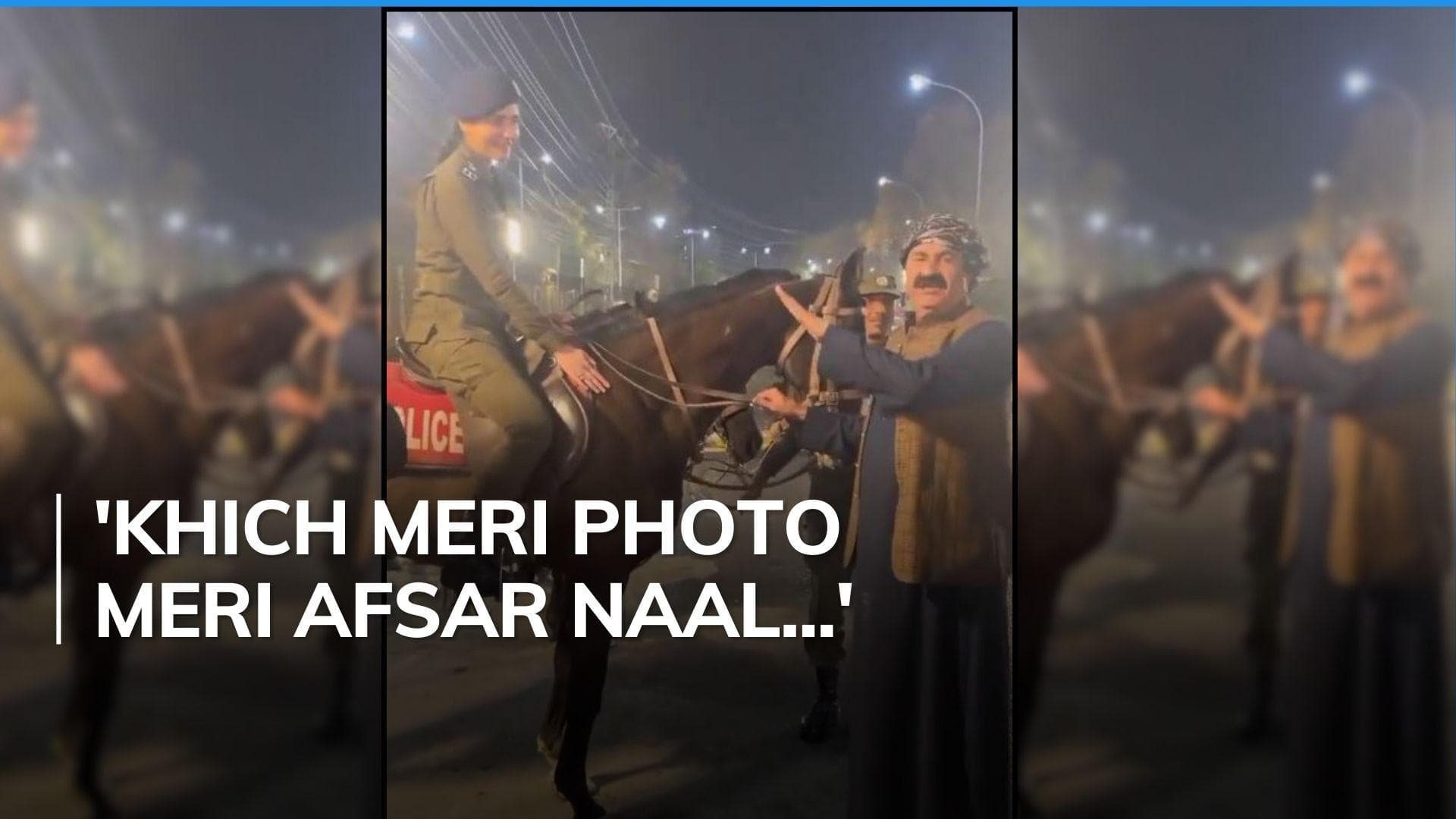 Watch: man's request for a picture with Pak cop Syeda Naqvi goes viral