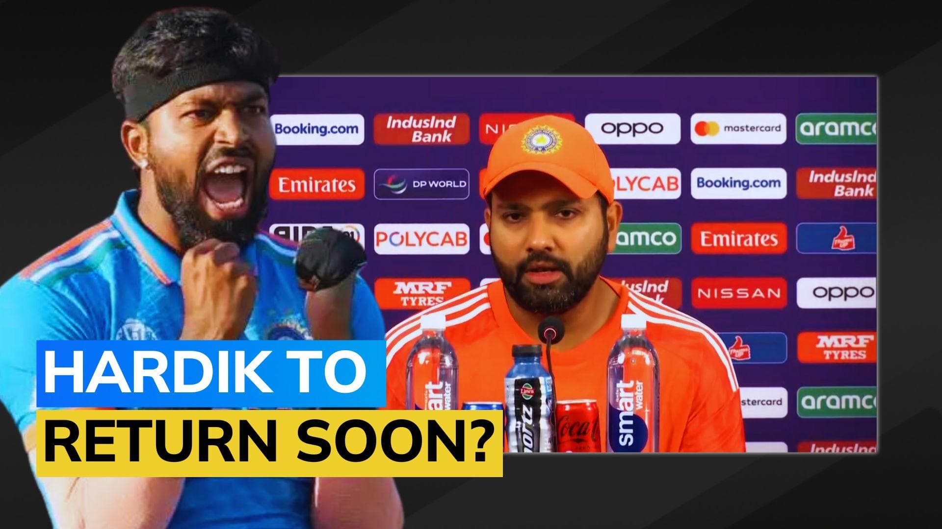 'All options open': Rohit Sharma gives update on Hardik Pandya's injury | IND vs SL | Cricket World Cup