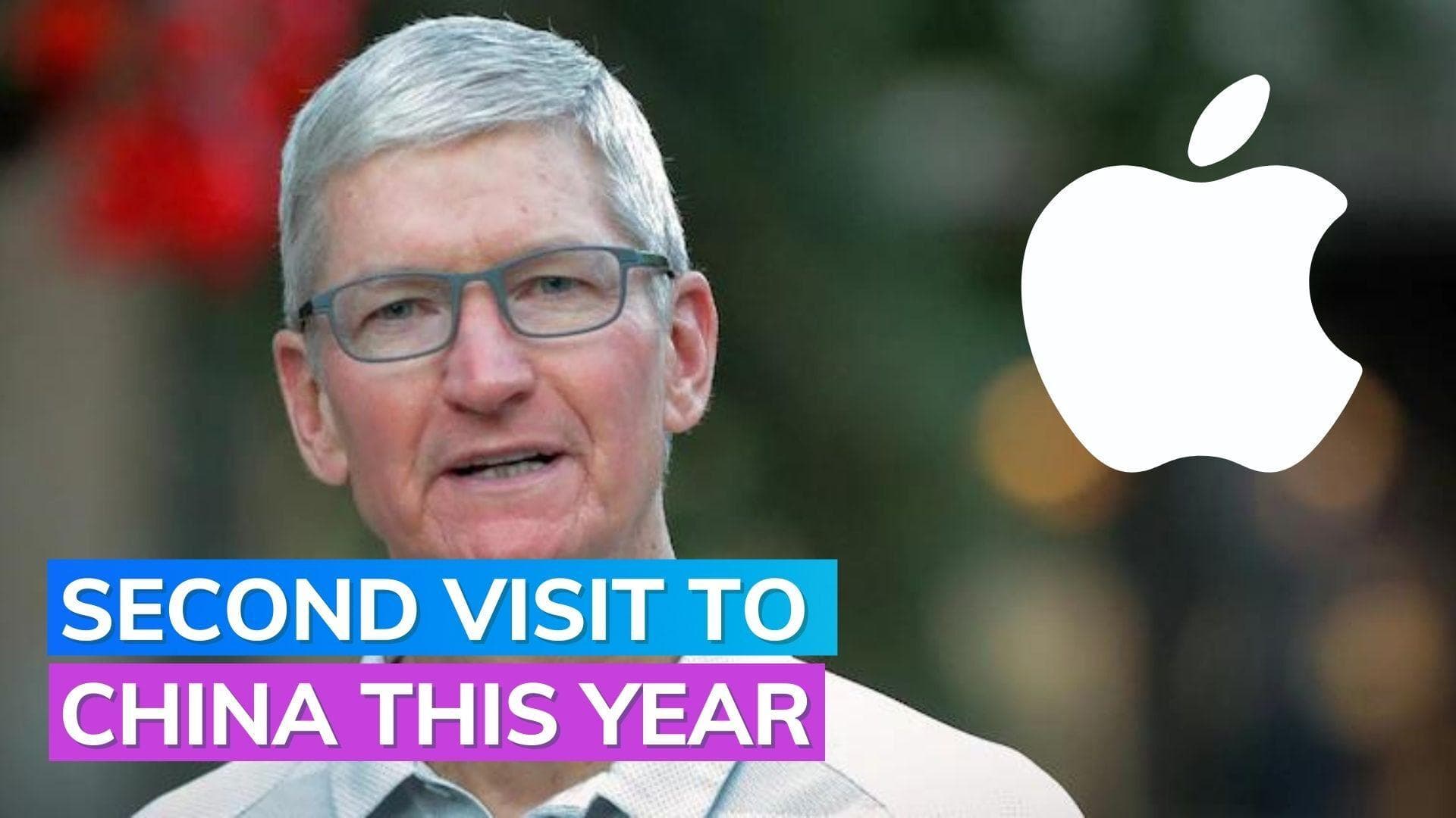 Apple CEO Tim Cook makes surprise visit to China amid declining iPhone 15 sales