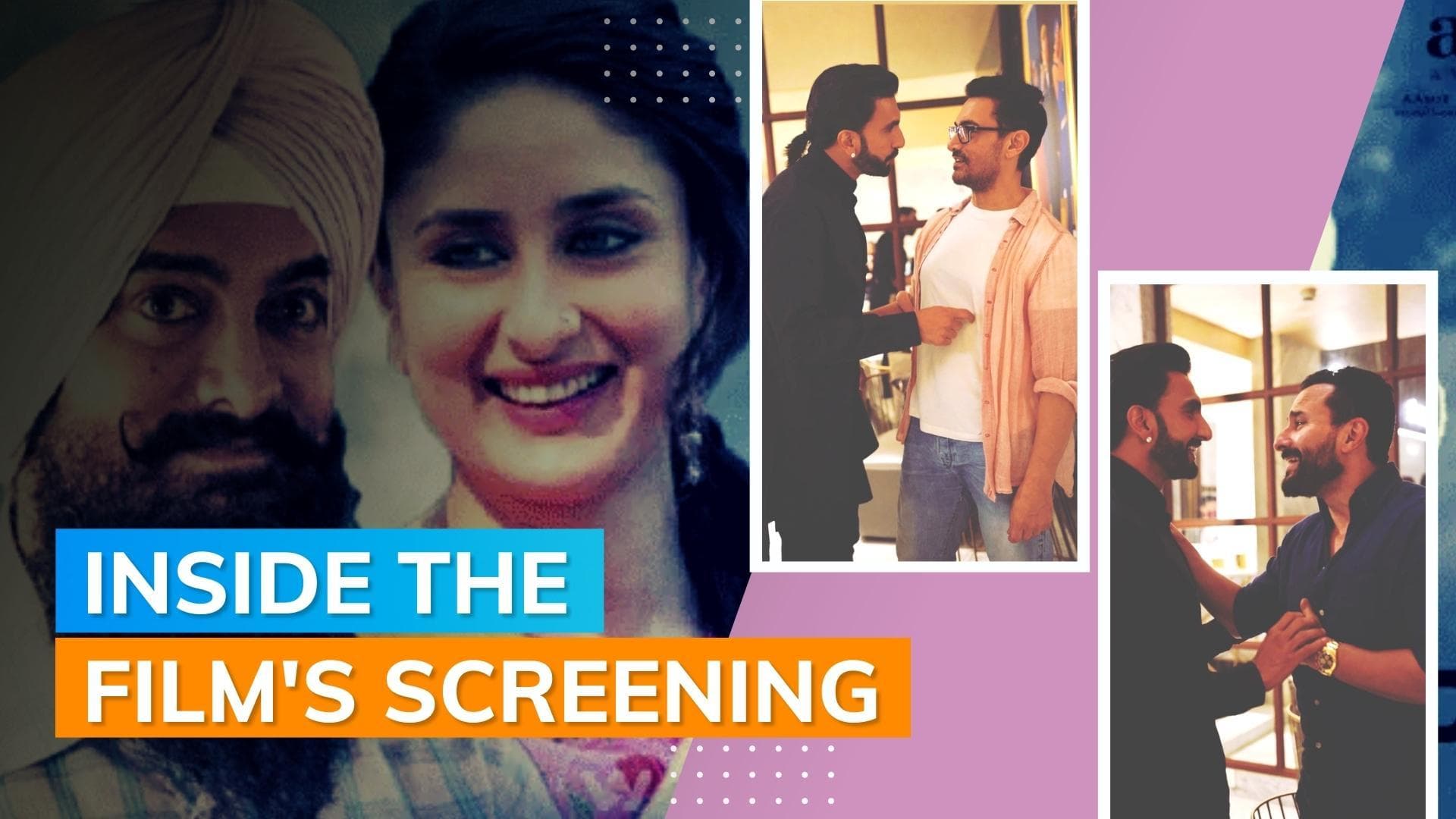 'Laal Singh Chaddha' screening: Ranveer Singh shares candid pictures, seen having a gala time