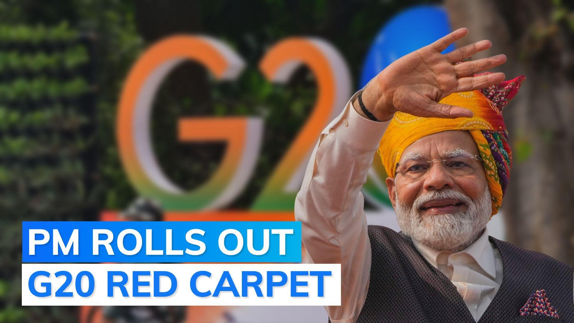 PM Modi welcomes G20 guests, says India delighted to host summit