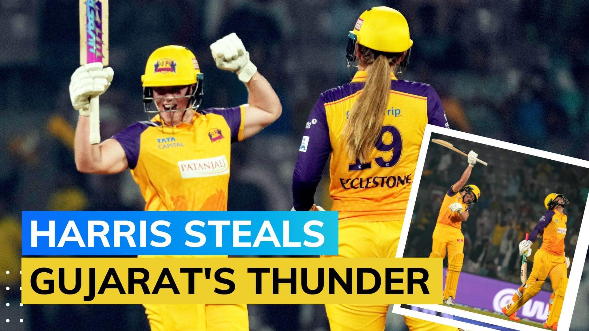 WPL 2023: UP Warriors stun Gujarat Giants by 3 wickets in a thrilling tie