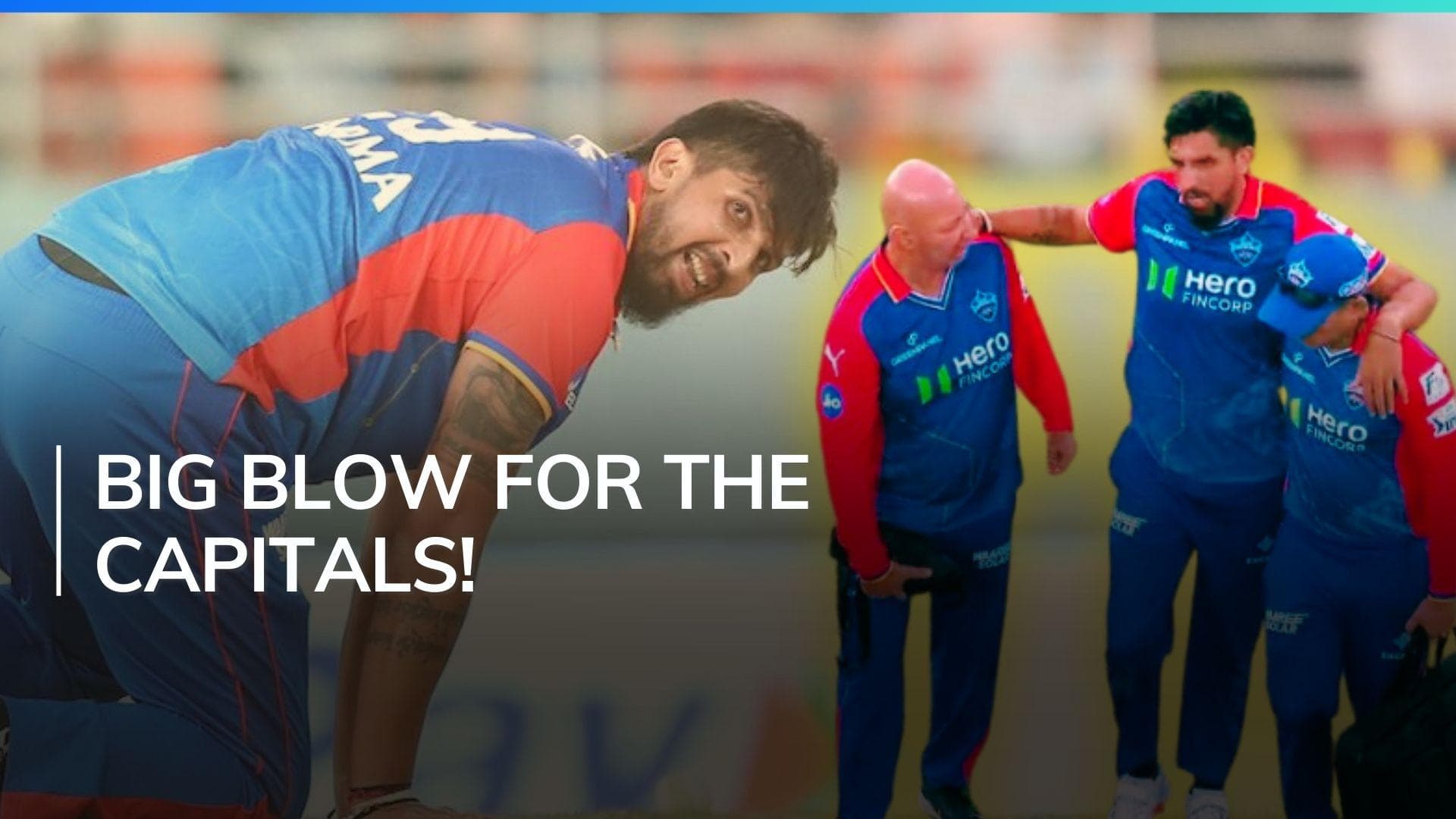 Ishant Sharma: DC star pacer out injured, needed support to get off the field