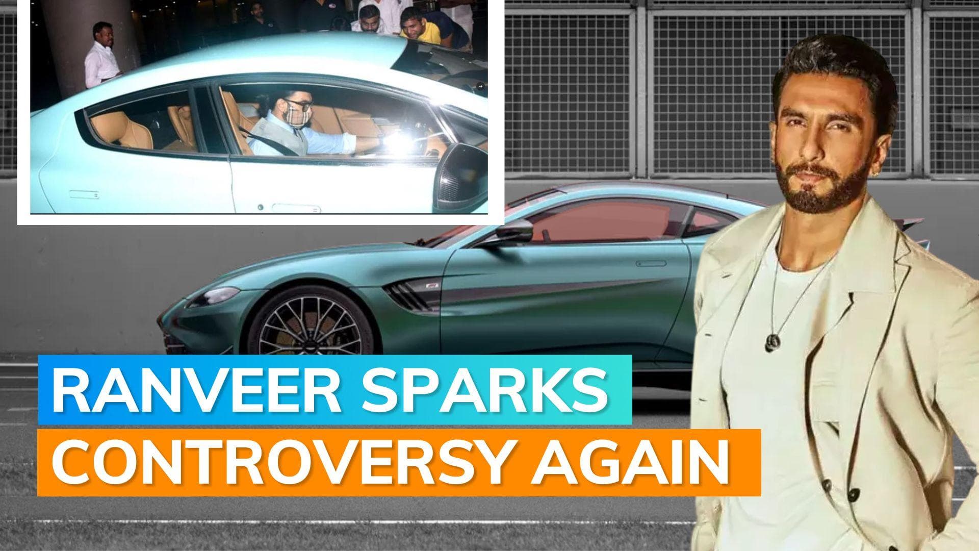 Ranveer Singh accused of driving ₹3.9 crore Aston Martin with 'invalid insurance'; team dismisses claims