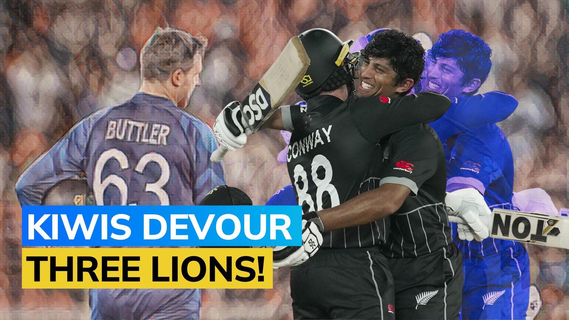 Devon Conway-Rachin Ravindra tear England apart in ODI World Cup opener as New Zealand win by 9 wickets