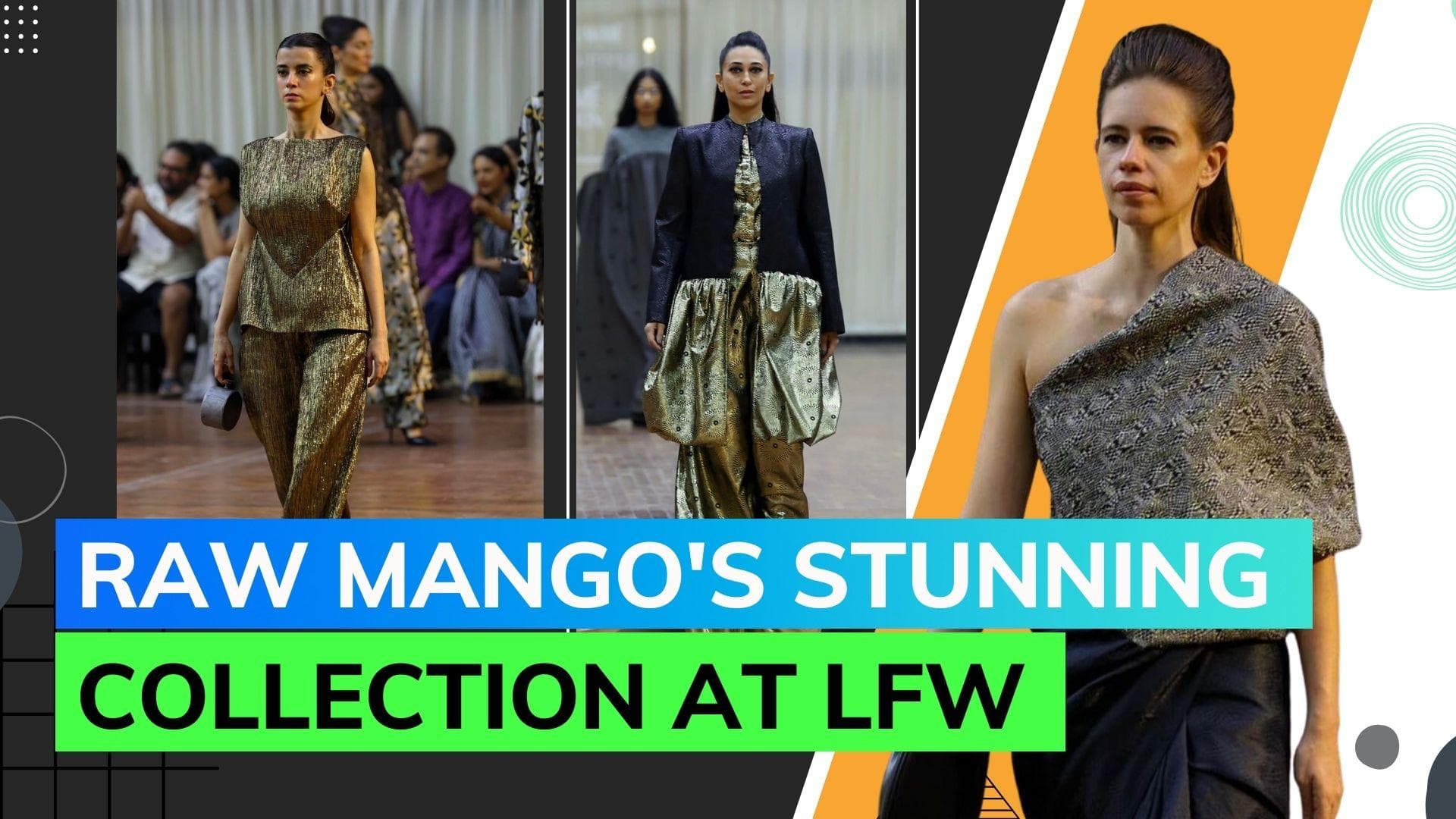 Lakme Fashion Week 2023: Karisma Kapoor, Saba Azad, and Kalki Koechlin rule the runway for Raw Mango